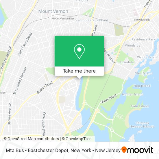 Mta Bus - Eastchester Depot map