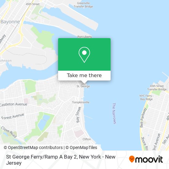 St George Ferry/Ramp A Bay 2 map