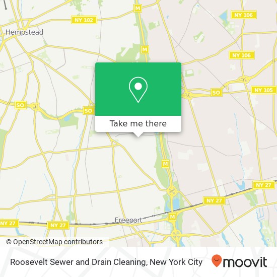 Roosevelt Sewer and Drain Cleaning map