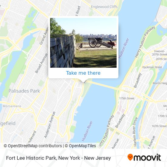 How to get to Fort Lee Historic Park in Fort Lee, Nj by Bus or Subway?