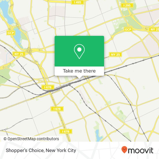 Shopper's Choice map