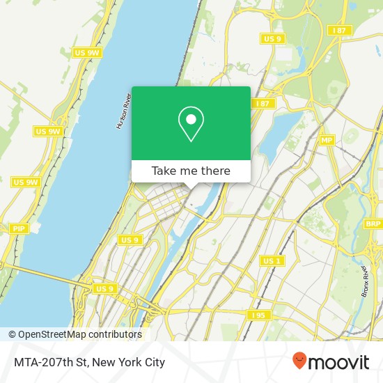 Mapa de MTA-207th St