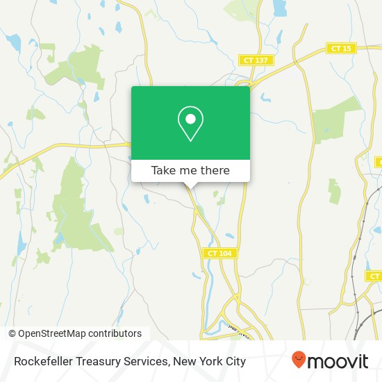 Mapa de Rockefeller Treasury Services
