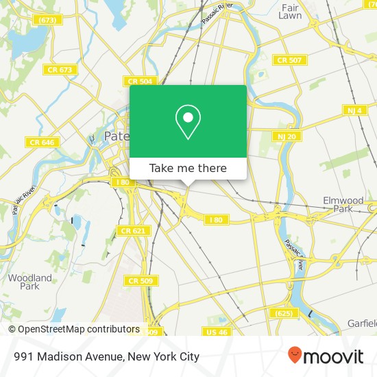 991 Madison Avenue map