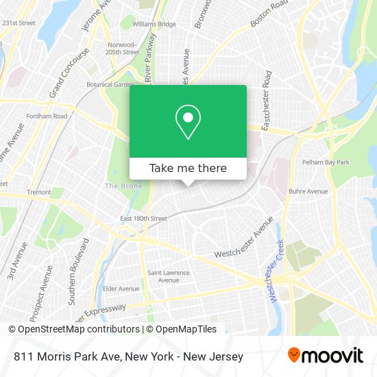 811 Morris Park Ave map