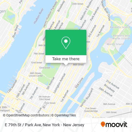 Mapa de E 79th St / Park Ave