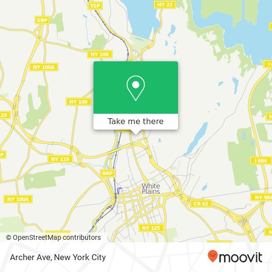 Mapa de Archer Ave