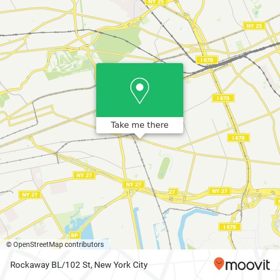 Rockaway BL/102 St map