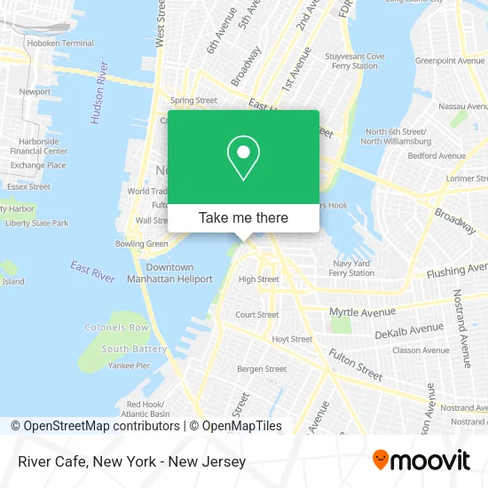 River Cafe map