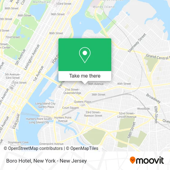 Boro Hotel map