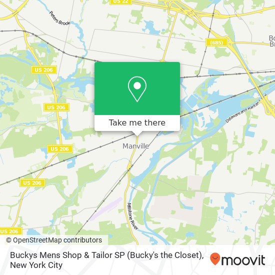 Buckys Mens Shop & Tailor SP (Bucky's the Closet) map