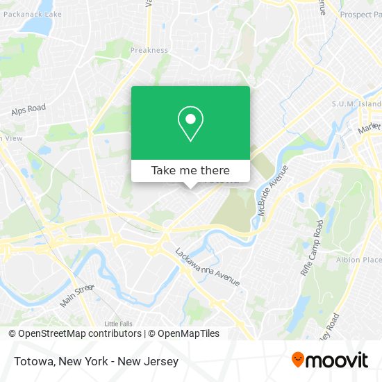 Totowa map