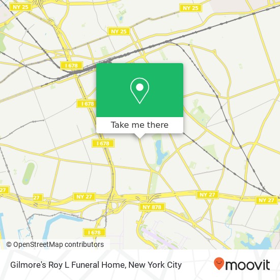 Mapa de Gilmore's Roy L Funeral Home