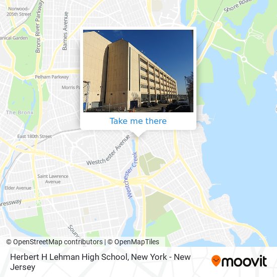 Mapa de Herbert H Lehman High School