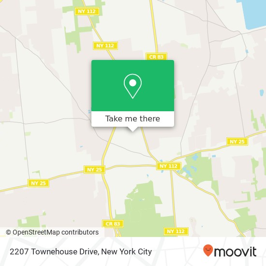 Mapa de 2207 Townehouse Drive