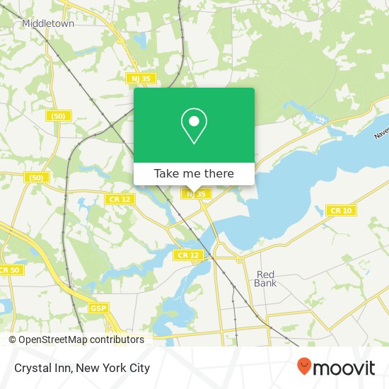 Crystal Inn map