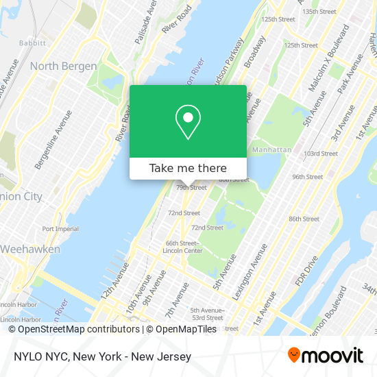 NYLO NYC map