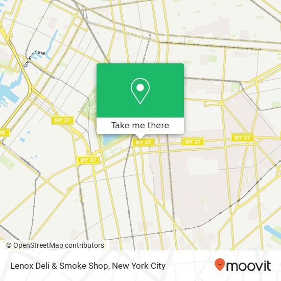 Lenox Deli & Smoke Shop map