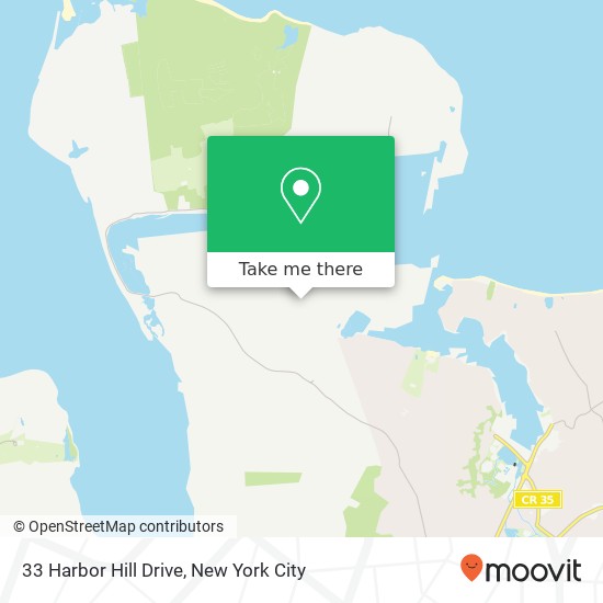33 Harbor Hill Drive map