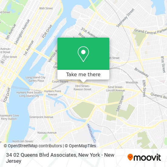 34 02 Queens Blvd Associates map