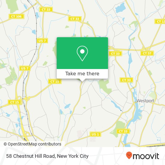 Mapa de 58 Chestnut Hill Road