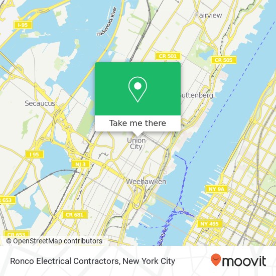 Ronco Electrical Contractors map