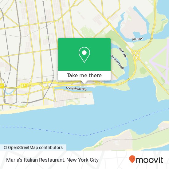 Mapa de Maria's Italian Restaurant