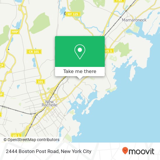 Mapa de 2444 Boston Post Road