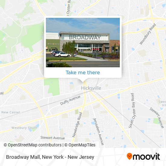 Broadway Mall map