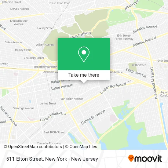 511 Elton Street map
