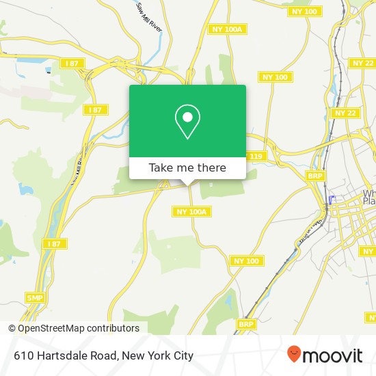 Mapa de 610 Hartsdale Road