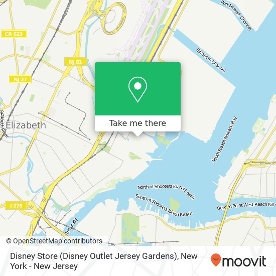 Disney Store (Disney Outlet Jersey Gardens) map