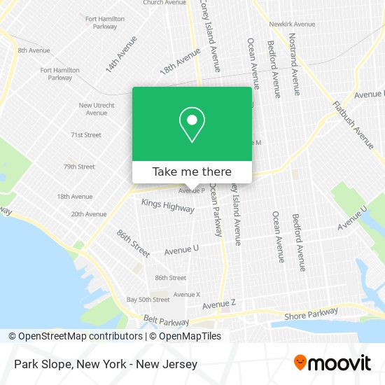 Mapa de Park Slope
