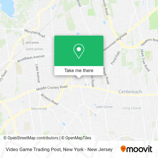 Video Game Trading Post map