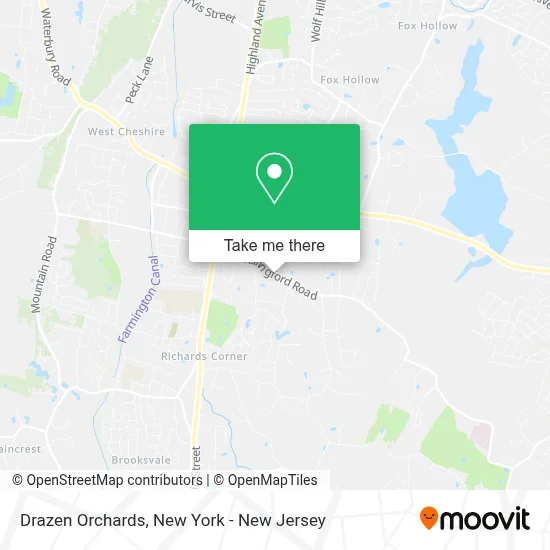 Drazen Orchards map