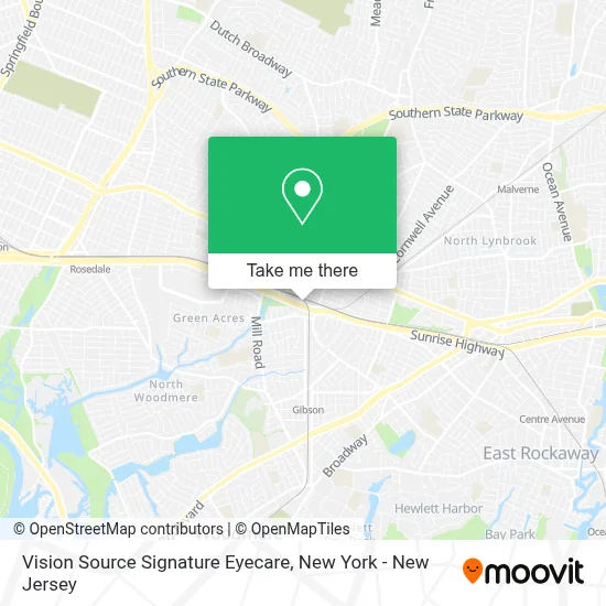 Vision Source Signature Eyecare map