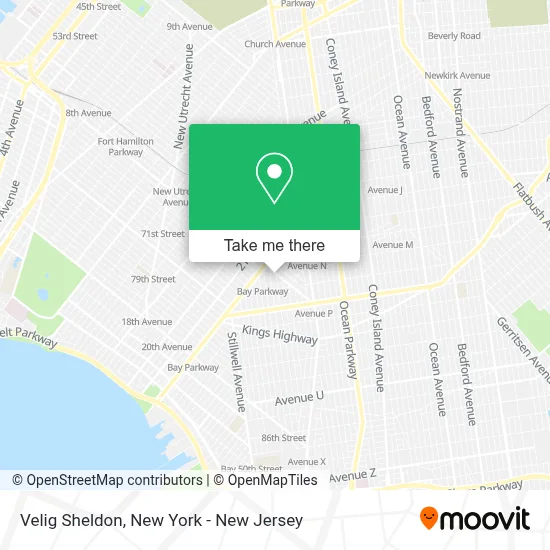 Velig Sheldon map