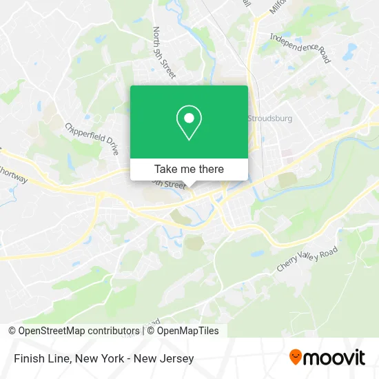 Finish Line map