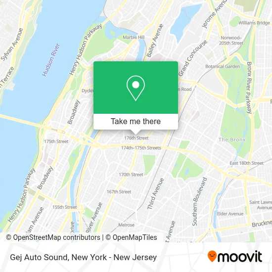 Gej Auto Sound map