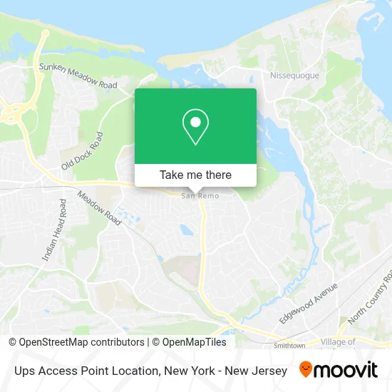 Ups Access Point Location map