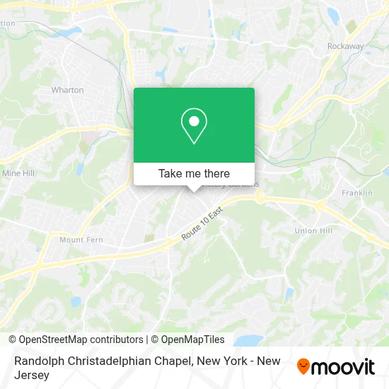 Randolph Christadelphian Chapel map