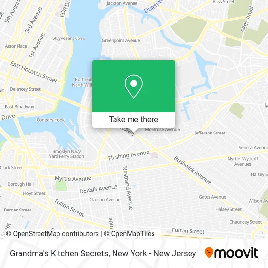 Grandma's Kitchen Secrets map