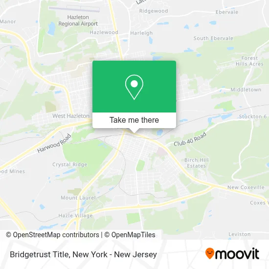 Bridgetrust Title map