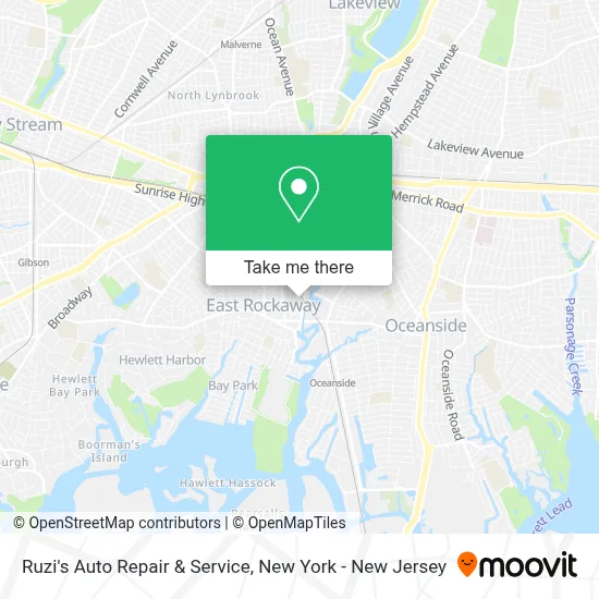 Ruzi's Auto Repair & Service map