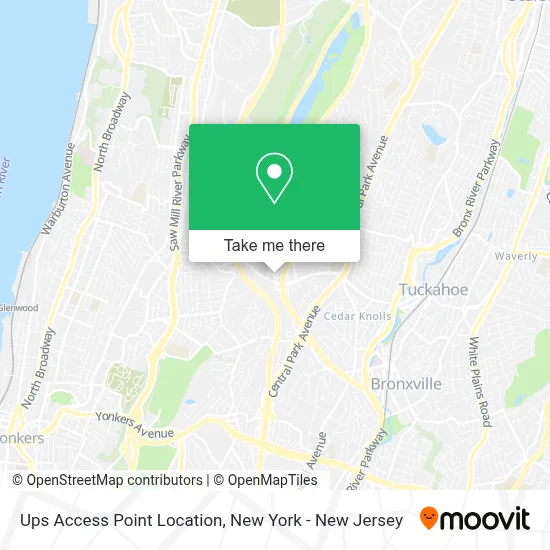 Ups Access Point Location map