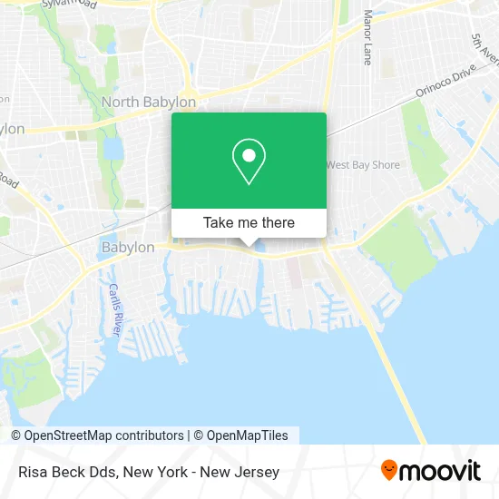 Risa Beck Dds map