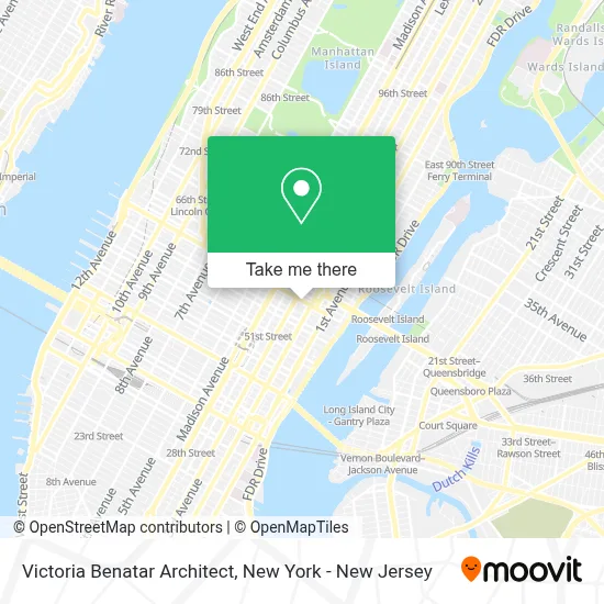 Victoria Benatar Architect map