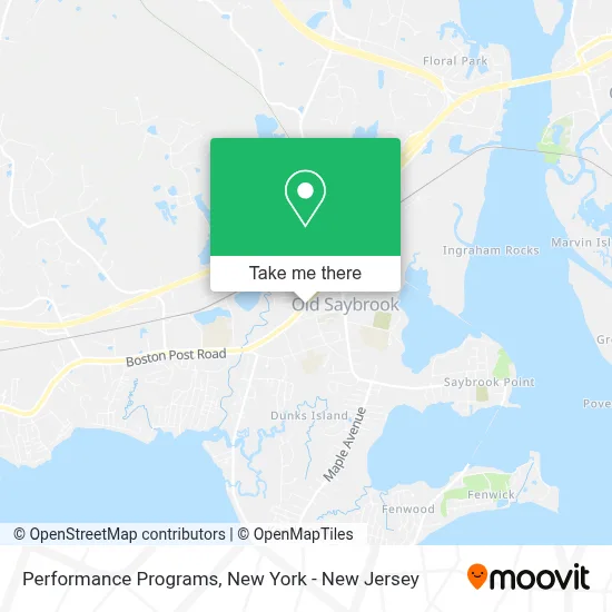Performance Programs map