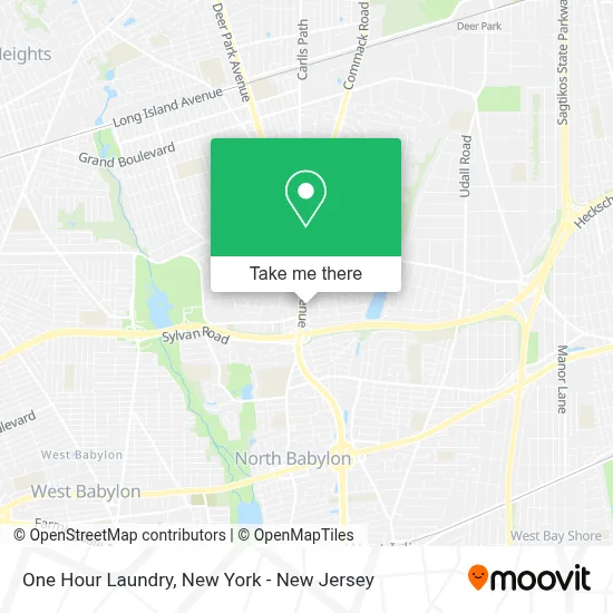 One Hour Laundry map