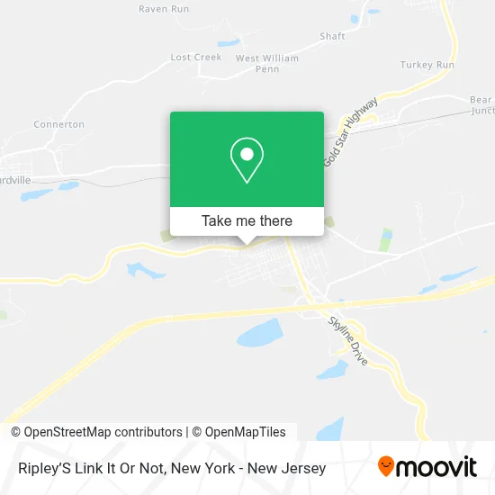 Ripley’S Link It Or Not map